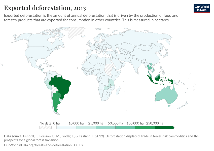 A thumbnail of the "Exported deforestation" chart