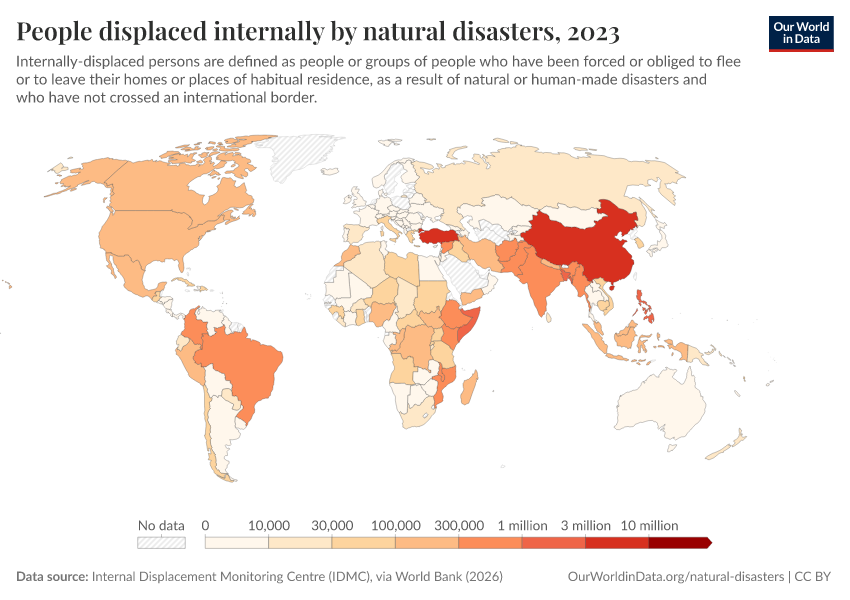 A thumbnail of the "People displaced internally by natural disasters" chart
