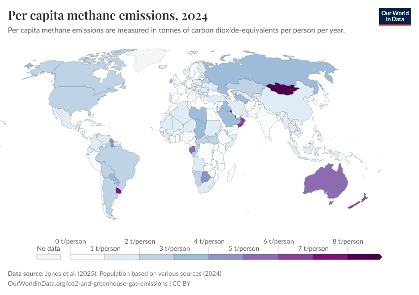 A thumbnail of the "Per capita methane emissions" chart