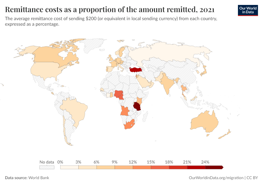 A thumbnail of the "Remittance costs as a proportion of the amount remitted" chart